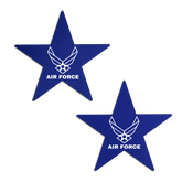 Nautical Star: Military Airforce Insignia White on Blue Nipple Pasties by Pastease®