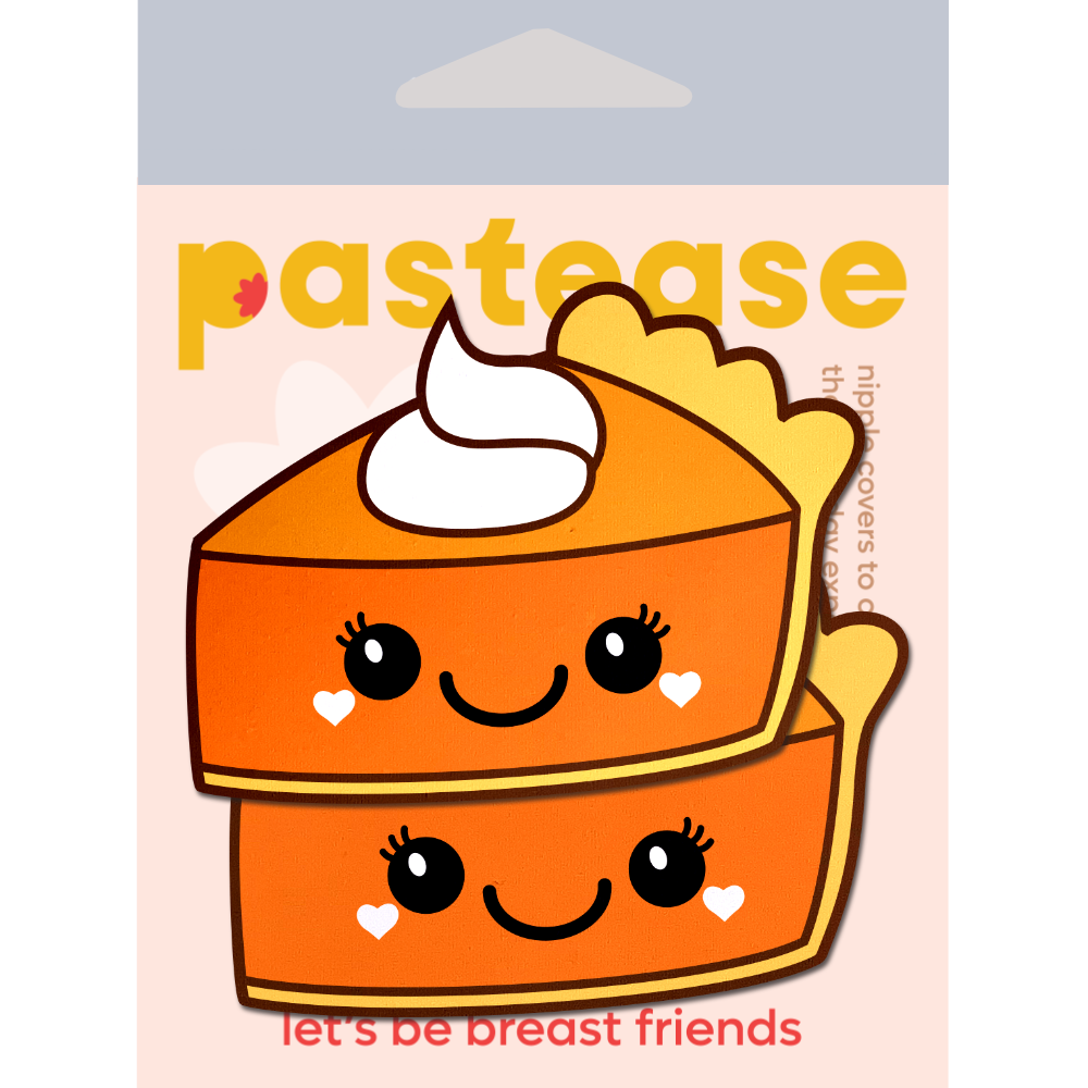 Pie: Happy Kawaii Pumpkin Pie Nipple Pasties by Pastease®