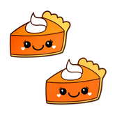 Pie: Happy Kawaii Pumpkin Pie Nipple Pasties by Pastease®