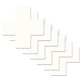 Refills Plus, Cross: Three Pair Double Stick Shapes