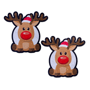 Reindeer: Red Nose Rudolph Nipple Pasties by Pastease®