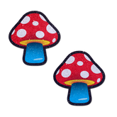 Mushroom: Colorful Shroom Nipple Pasties by Pastease®