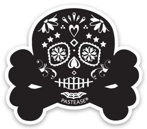 Sticker: Pastease® Candy Skull Black & White