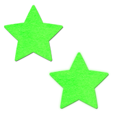 Star: Glow-in-the-Dark Star Nipple Pasties by Pastease® o/s