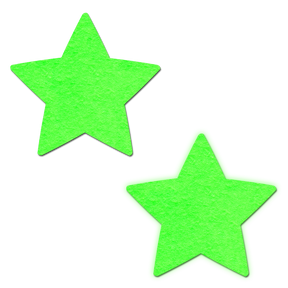 Star: Glow-in-the-Dark Star Nipple Pasties by Pastease® o/s