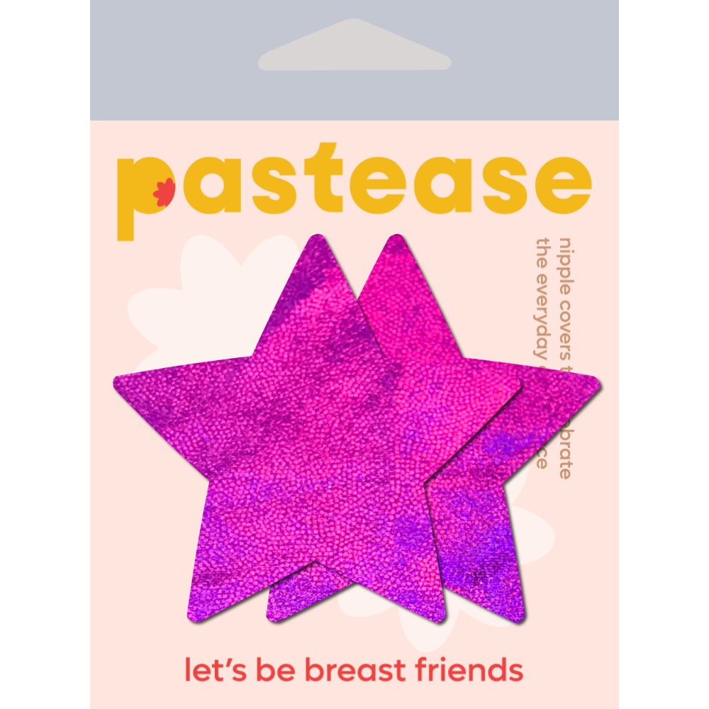 Holographic Star Nipple Pasties by Pastease® o/s