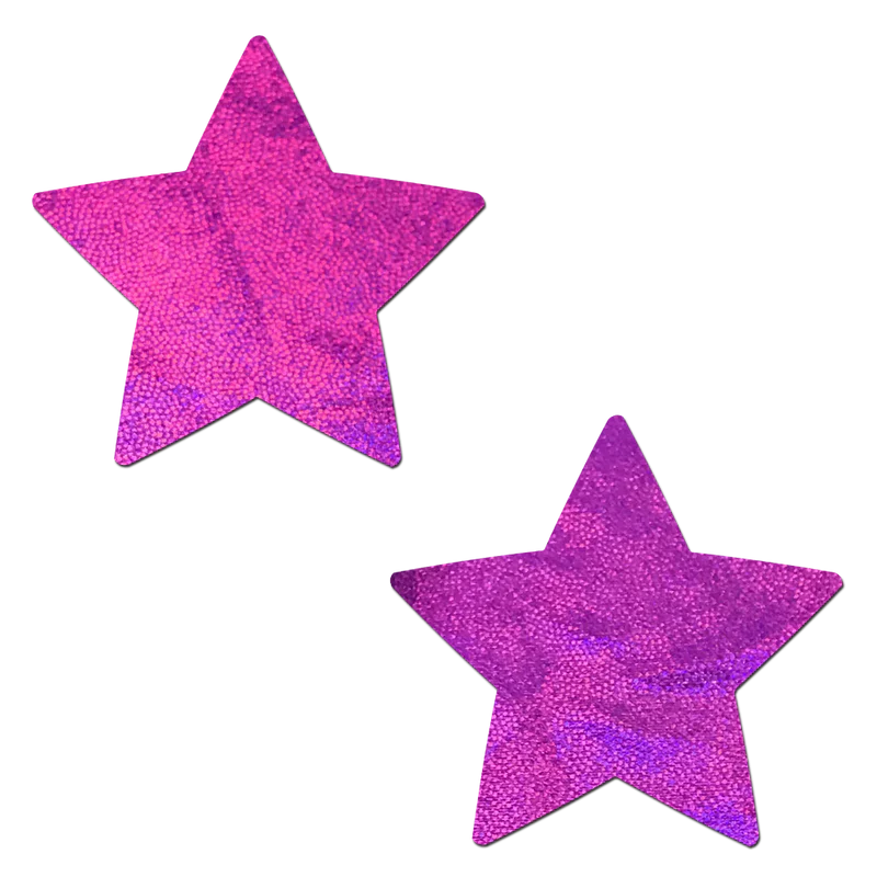 Holographic Star Nipple Pasties by Pastease® o/s