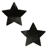 Liquid Black Star Nipple Pasties by Pastease®