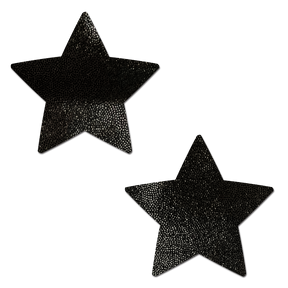 Star: Liquid Black Star Nipple Pasties by Pastease®
