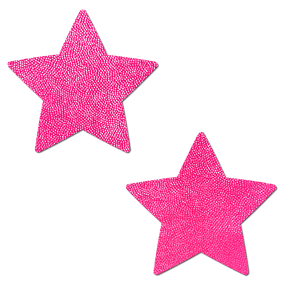 Neon Pink Star Nipple Pasties by Pastease®