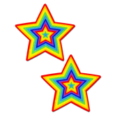 Star: Velvet Rainbow Pumping Nipple Pasties by Pastease®