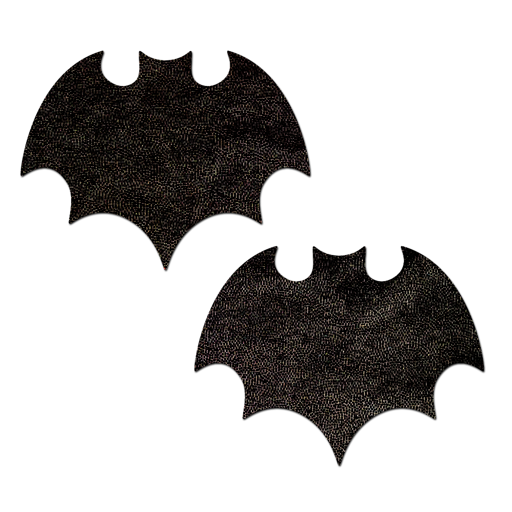 Vamp: Liquid Black Bat Nipple Pasties by Pastease®