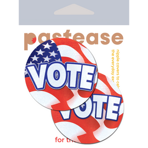 Vote: Patriotic USA American Vote Nipple Pasties by Pastease®