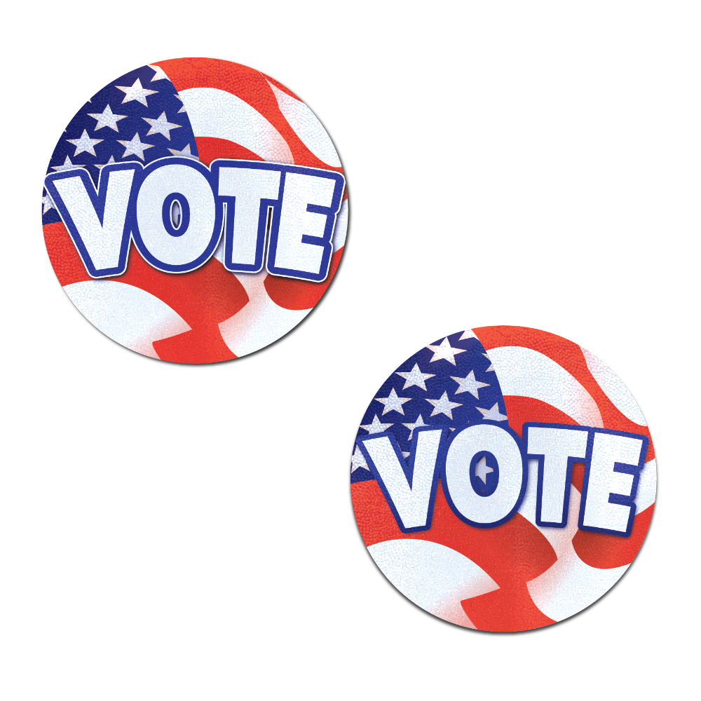 Vote: Patriotic USA American Vote Nipple Pasties by Pastease®