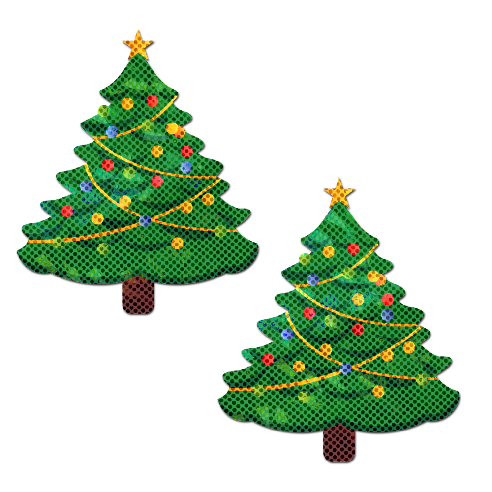 Christmas Tree Nipple Pasties by Pastease®